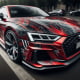 Wrap sur Audi rouge