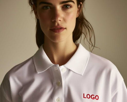 Polo brodé avec Logo