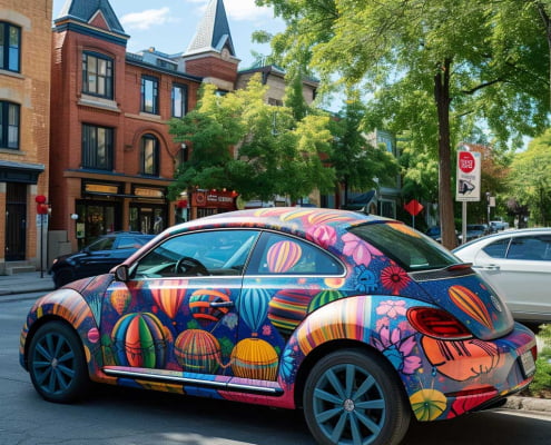 Wrap Volkswagen beetle